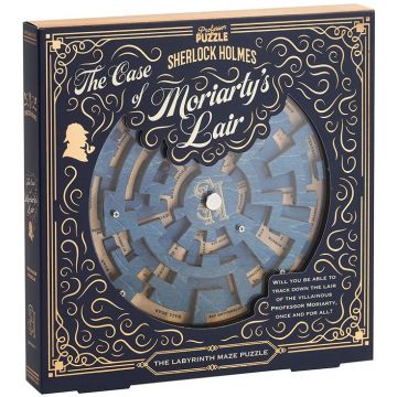 Joc de societate-puzzle Profesor Puzzle - Sherlock Holmes The Case of Moriarty's Lair - Cooperativ