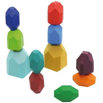 Joc din lemn Andreu toys - Pietre de stivuire