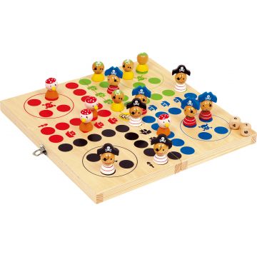 Joc din lemn Small Foot - Nu fi supărat omule, pirați