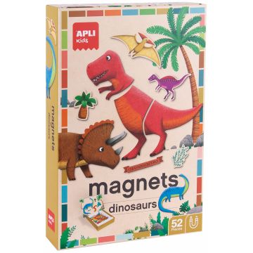 Joc magnetic pentru copii Apli - Dinozauri