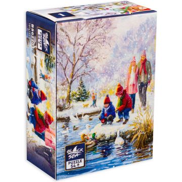 Mini puzzle Black Sea din 54 de piese - Crăciun, ziua 1