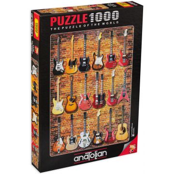 Puzzle Anatolian din 1000 de piese - Colectie de chitare