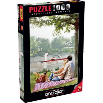 Puzzle Anatolian din 1000 de piese - Picnic lângă râu