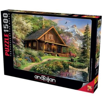 Puzzle Anatolian din 1500 de piese - Casa din lemn