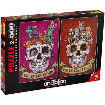 Puzzle Anatolian din 2 x 500 de piese - Halloween