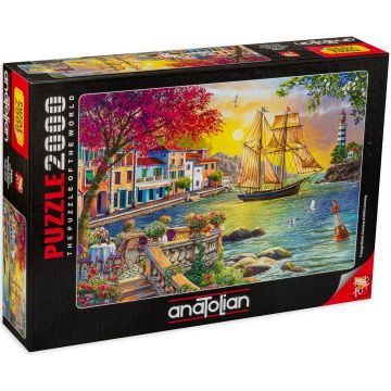 Puzzle Anatolian din 2000 de piese - Apusul in oras