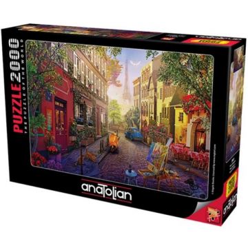Puzzle Anatolian din 2000 de piese - Străzile din Paris