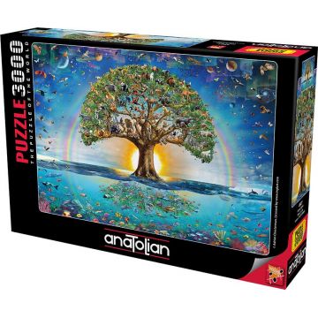Puzzle Anatolian din 3000 de piese - Copacul Vieții