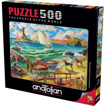 Puzzle Anatolian din 500 de piese - Seaside View