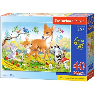 Puzzle Castorland din 40 XXL de piese - Prieteni în pădure