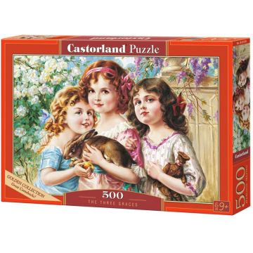Puzzle Castorland din 500 de piese - Cele trei grații