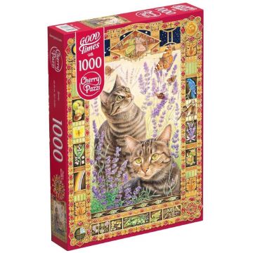 Puzzle Cherry Pazzi din 1000 de piese - Pisici