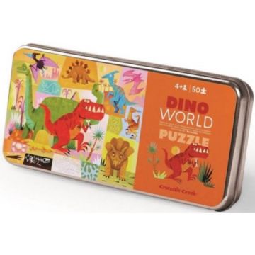 Puzzle Crocodile Creek din 50 de piese - Dinozauri