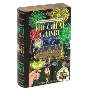 Puzzle cu două fețe Professor Puzzle din 252 de piese -The Great Gatsby
