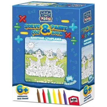 Puzzle de colorat Art Puzzle din 100 de piese - Animale