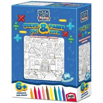 Puzzle de colorat Art Puzzle din 100 de piese - Castelul