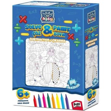 Puzzle de colorat Art Puzzle din 100 de piese - Clovn