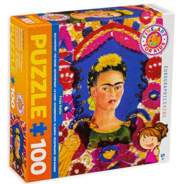 Puzzle Eurographics din 100 de piese – Portretul Fridei Kahlo