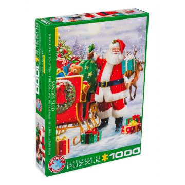 Puzzle Eurographics din 1000 de piese - Mos Craciun