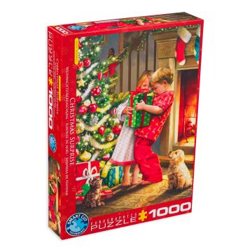 Puzzle Eurographics din 1000 de piese - Surpriza de Craciun