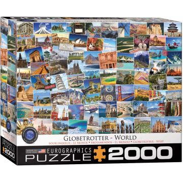 Puzzle Eurographics din 2000 de piese - Obiective turistice
