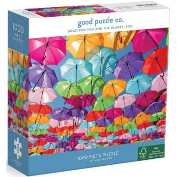 Puzzle Good Puzzle din 1000 de piese - Umbrele colorate