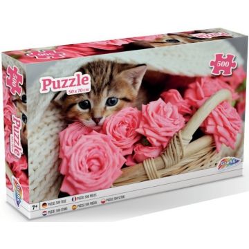 Puzzle Grafix din 500 piese - Pisica