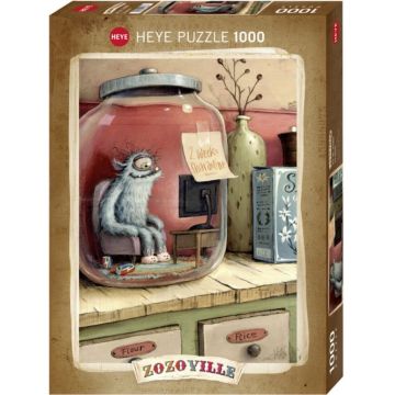 Puzzle Heye din 1000 de piese - Sigilat în borcan