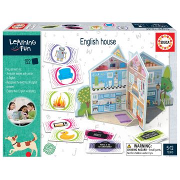 Puzzle pentru copii Educa din 192 de piese - Casă englezeasca