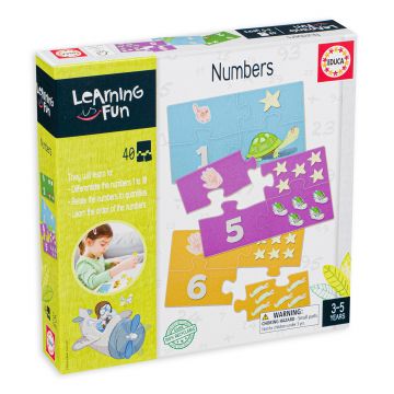 Puzzle pentru copii Educa din 40 de piese - Numerele