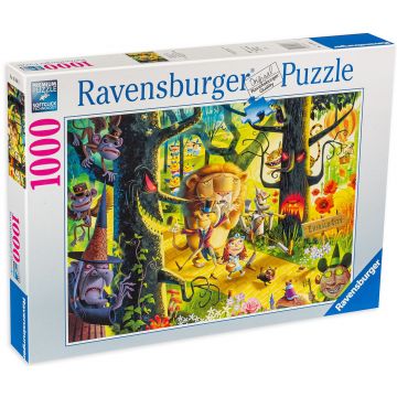 Puzzle Ravensburger din 1000 de piese - Animale în pădure