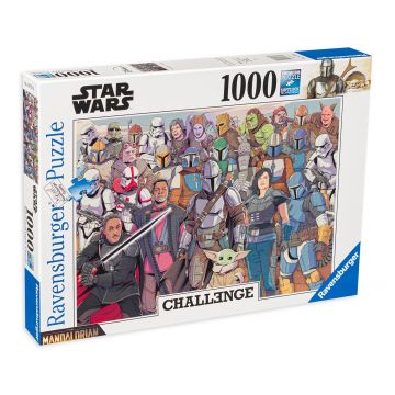Puzzle Ravensburger din 1000 de piese - Mandalorianul, tip 2