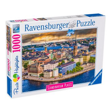 Puzzle Ravensburger din 1000 de piese - Stockholm, Suedia