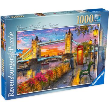 Puzzle Ravensburger din 1000 de piese - Tower Bridge Sunset