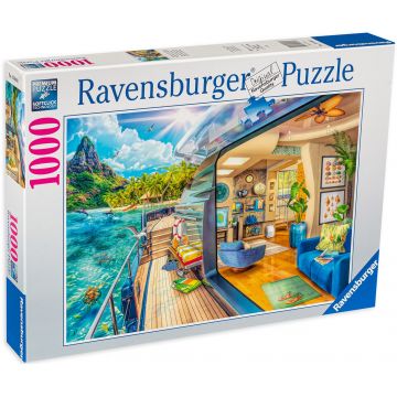 Puzzle Ravensburger din 1000 de piese - Viața tropicală