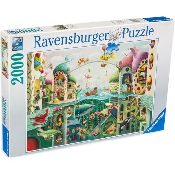 Puzzle Ravensburger din 2000 de piese - Lumea zânelor