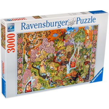 Puzzle Ravensburger din 3000 de piese - Grădina cu semne solare