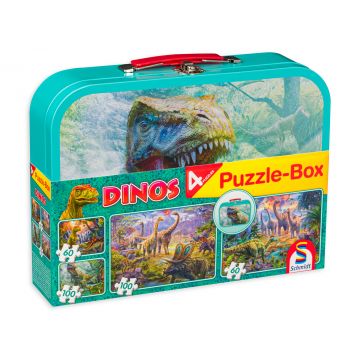 Puzzle Schmidt 4 în 1 - Dinozauri