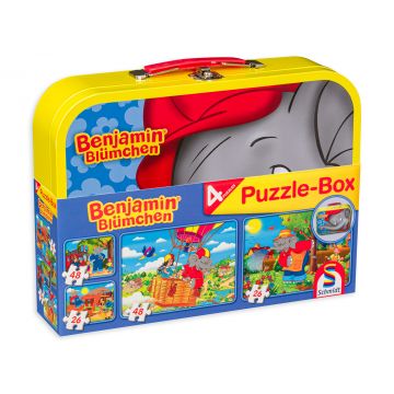 Puzzle Schmidt 4 în 1 - Elefantul Benjamin