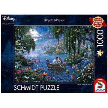 Puzzle Schmidt din 1000 de piese - Mica Sirenă și Prințul Eric