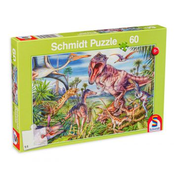 Puzzle Schmidt din 60 de piese - Dinozauri