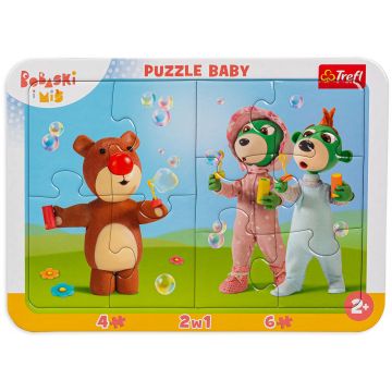 Puzzle Trefl 2 în 1 - Personajele amuzante ale lui Treflick