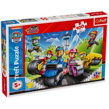 Puzzle Trefl din 100 de piese - Aventurile lui Paw Patrol