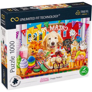 Puzzle Trefl din 1000 de piese - Câinii