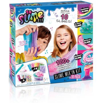 Set creativ Canal Toys - So Slime, fă-ți propriul slime, 10 culori