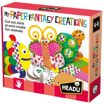Set creativ Headu - Animale de hârtie
