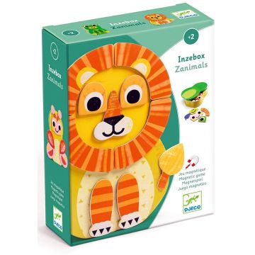 Set de joacă Djeco- Magneți din lemn, Zanimals