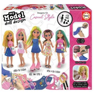 Set Educa - Fă-ți propria păpușă de designer, stil casual