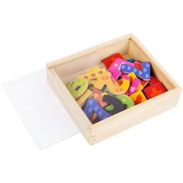 Set magneti din lemn Small Foot, 40 piese