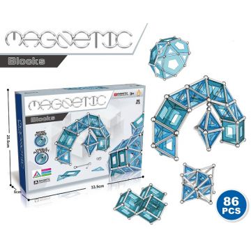 Set Sonne - Magneti educaționali, Magnetic Z, 86 piese
